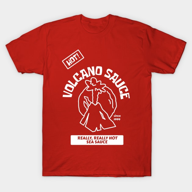 Volcano Sauce T-Shirt by tamir2503